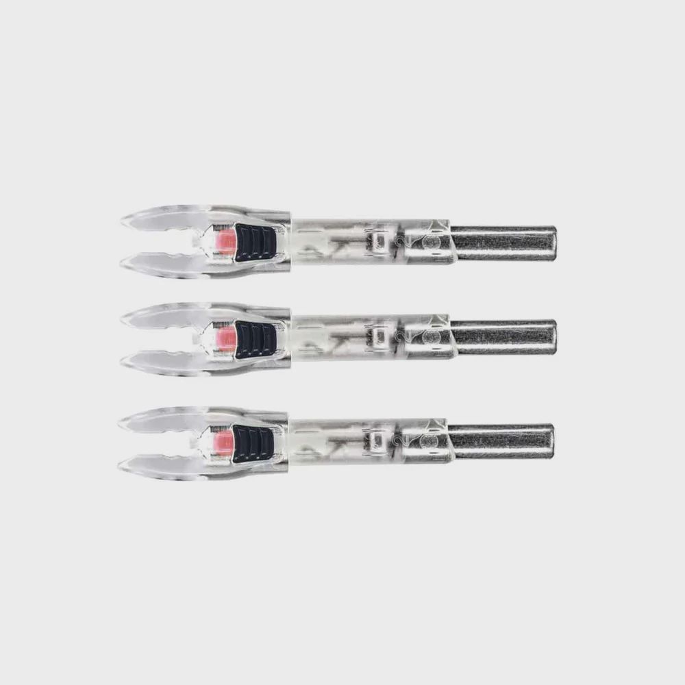 NOCKTURNAL SHIFT LIGHTED G-NOCK 3 PK, COLOR: RED