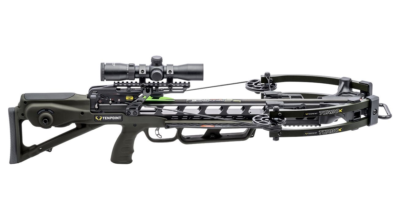 TENPOINT TURBO X ACUSLIDE, COLOR: MOSS GREEN