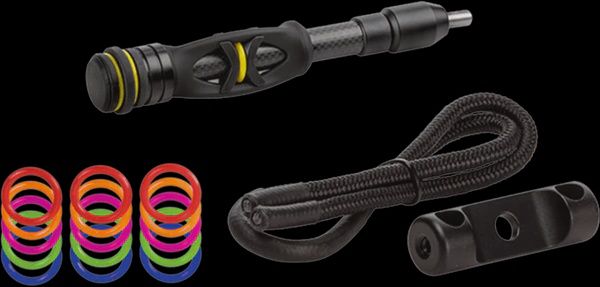 TROPHY RIDGE HITMAN STABILIZER KIT, COLOR: BLACK, LENGTH: 6"