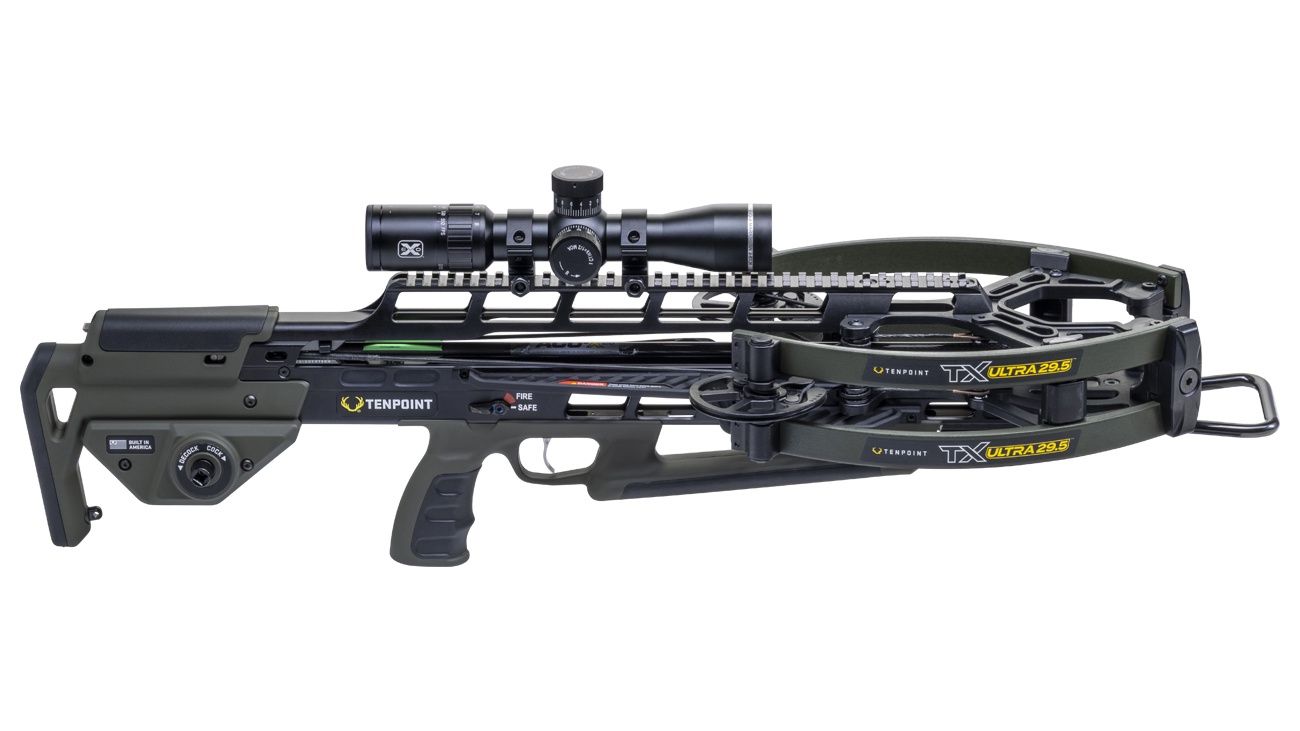 TENPOINT TX ULTRA 29.5 MOSS GREEN EVO-X SCOPE ACUSLIDE MAX