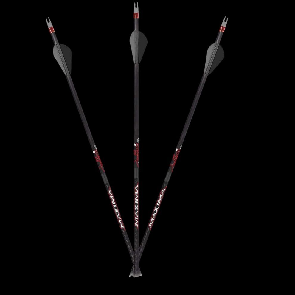 CARBON EXPRESS MAXIMA SABLE FLETCHED ARROWS