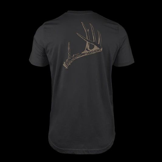 MATHEWS DROP TEE, COLOR: BLACK, Size: S