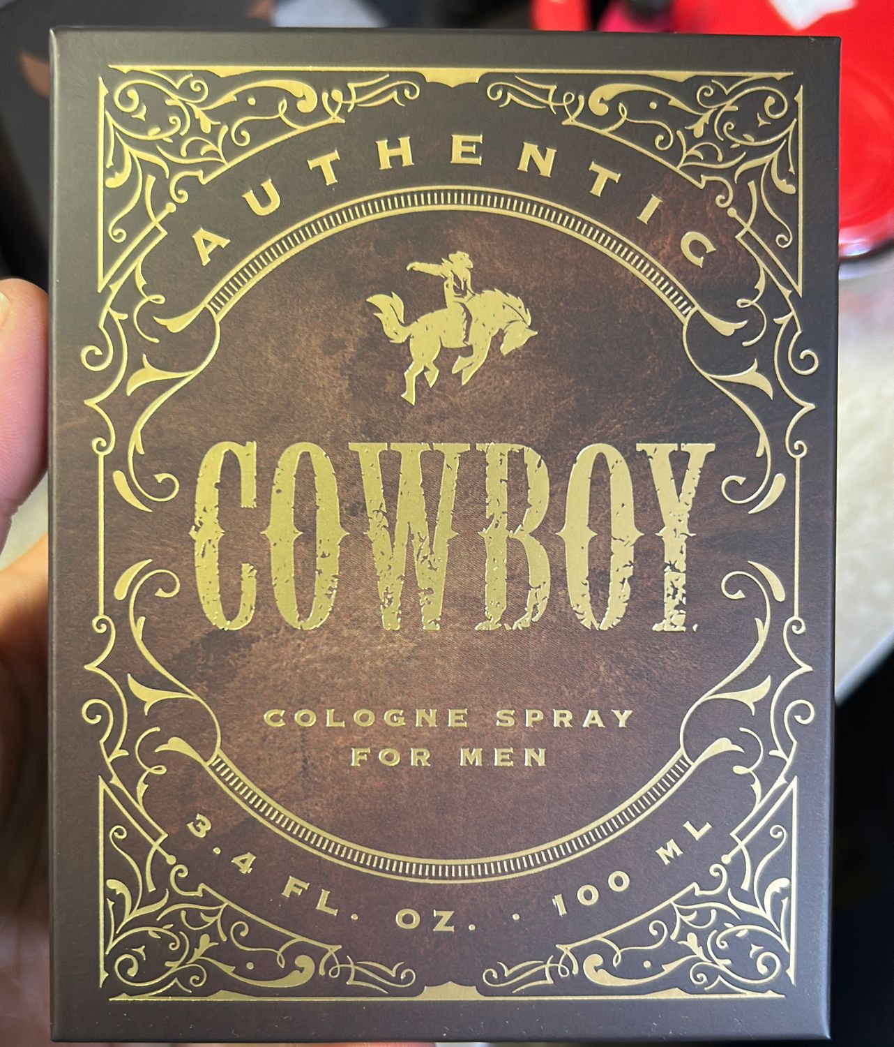 Cowboy Mens Cologne Tru Fragrance 90092 3.4Oz