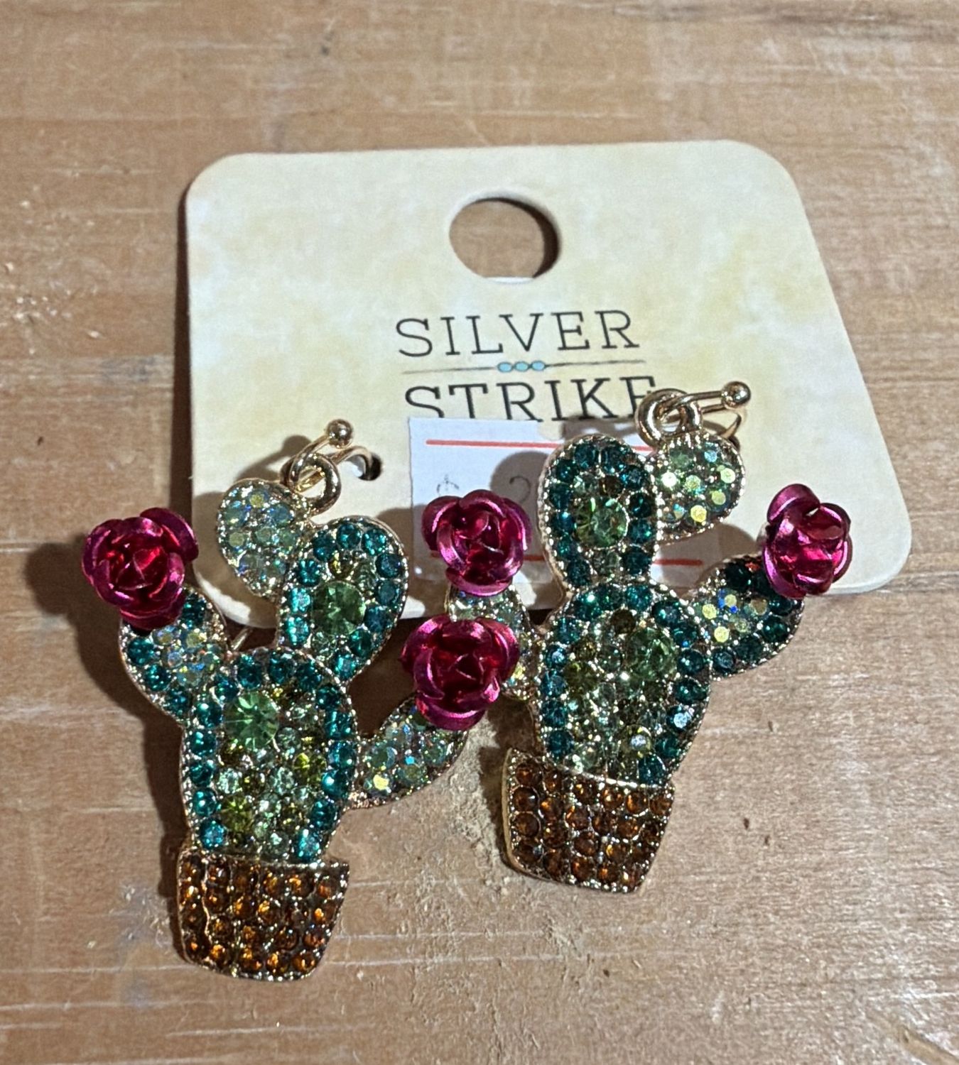 Earrings Crystal Cactus - D460019297
