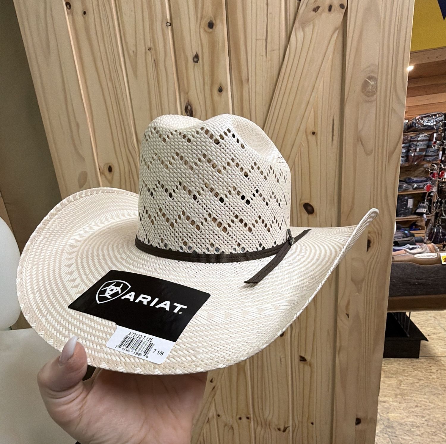 30X Shantung Straw Hat - A73122