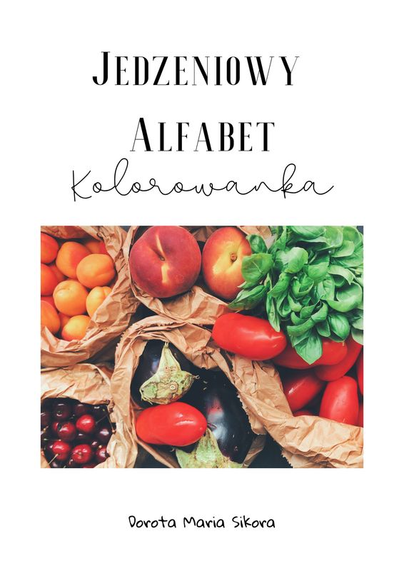 Jedzeniowy alfabet - kolorowanka