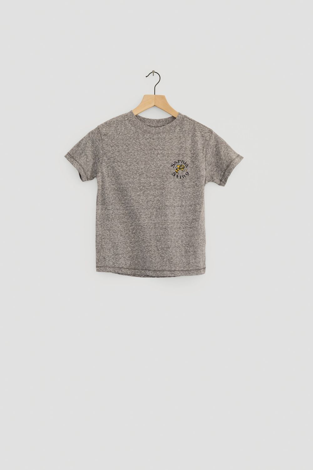 Line Change Relaxed Youth Grey Tee