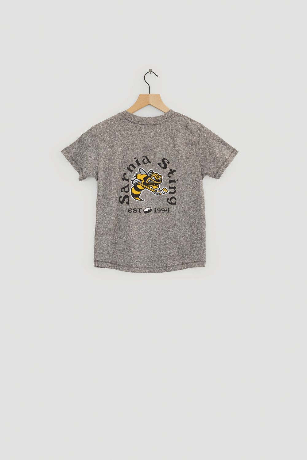 Line Change Relaxed Youth Grey Tee