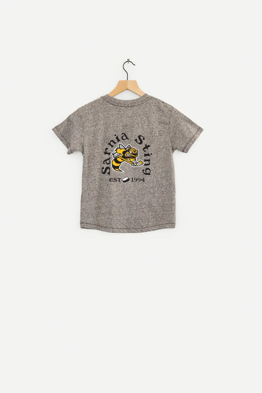 Line Change Relaxed Youth Grey Tee