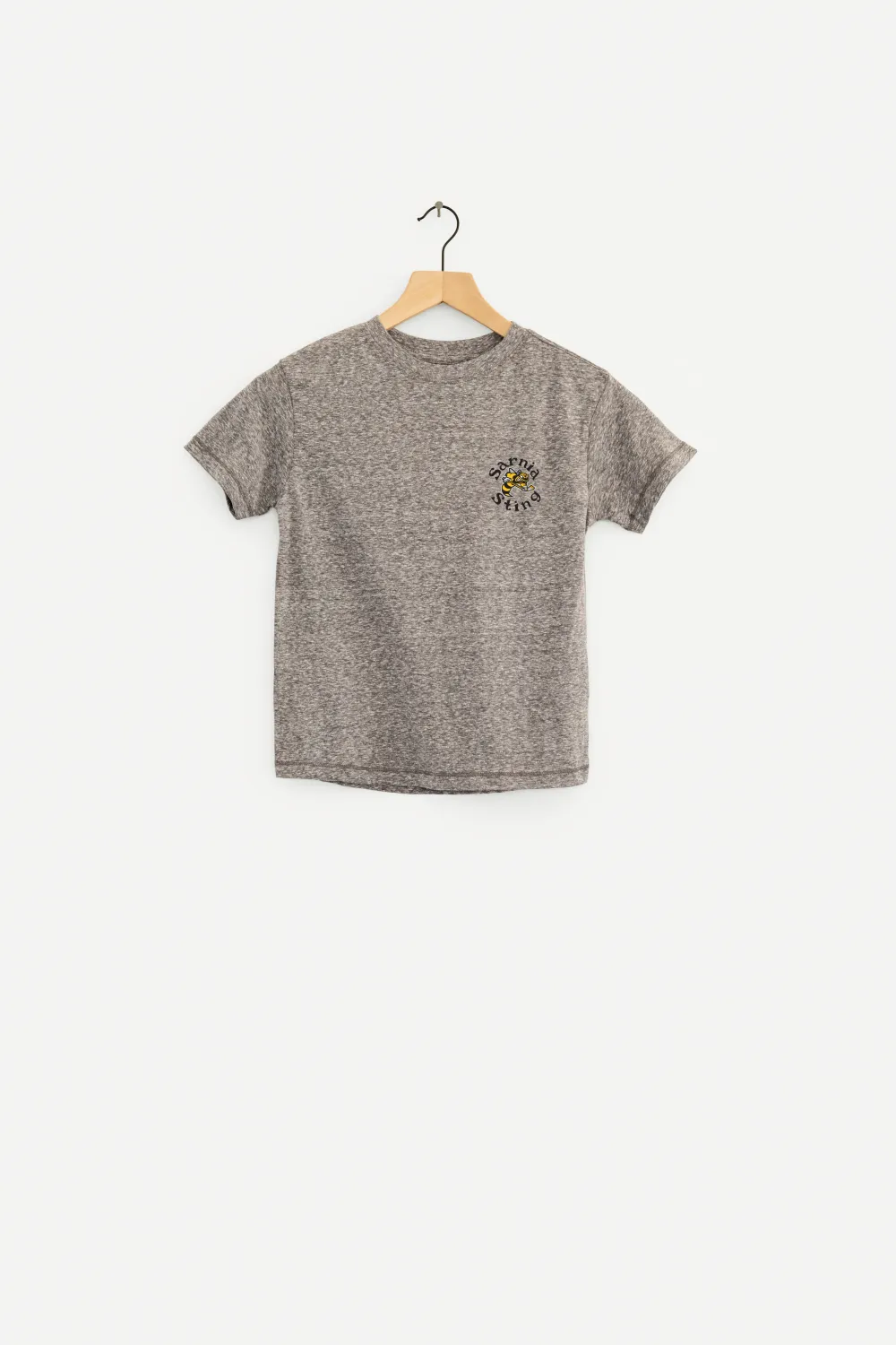 Line Change Relaxed Youth Grey Tee