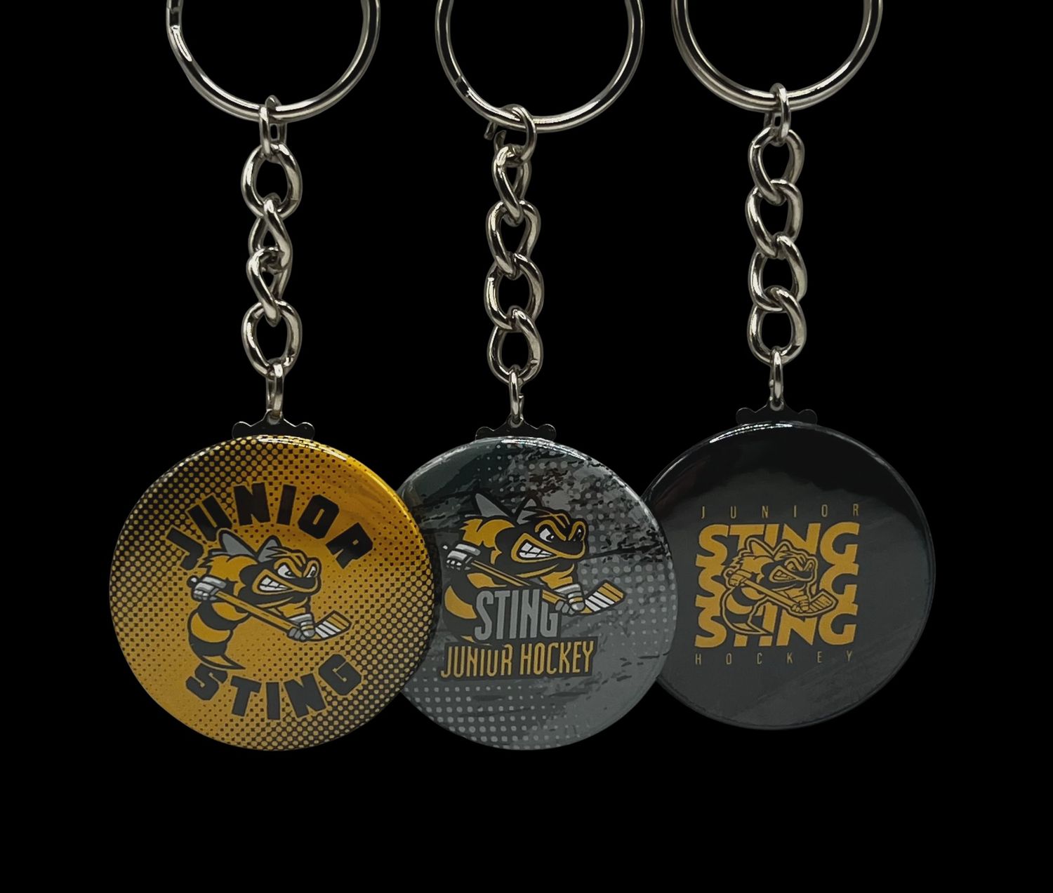 Jr Sting Keychains, Color: black