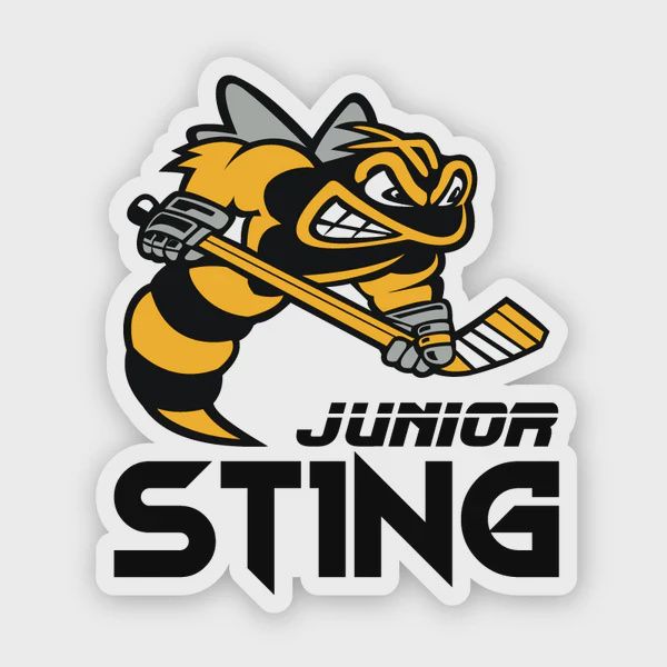 Jr. Sting Vinyl Sticker 5"