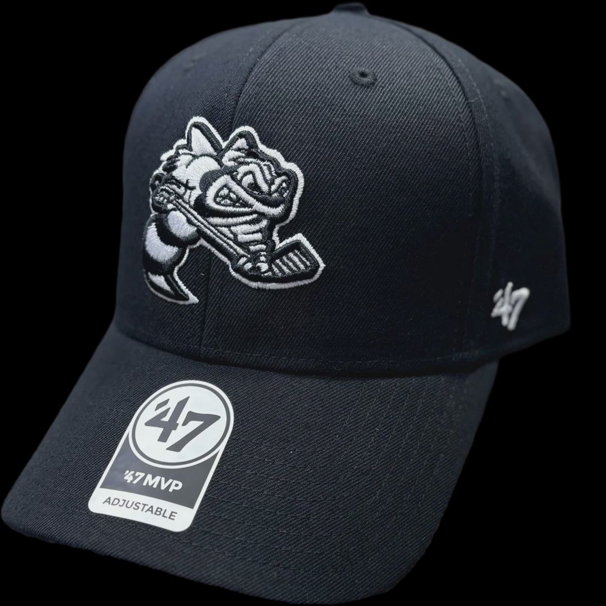 Black &amp; White '47 MVP Hat