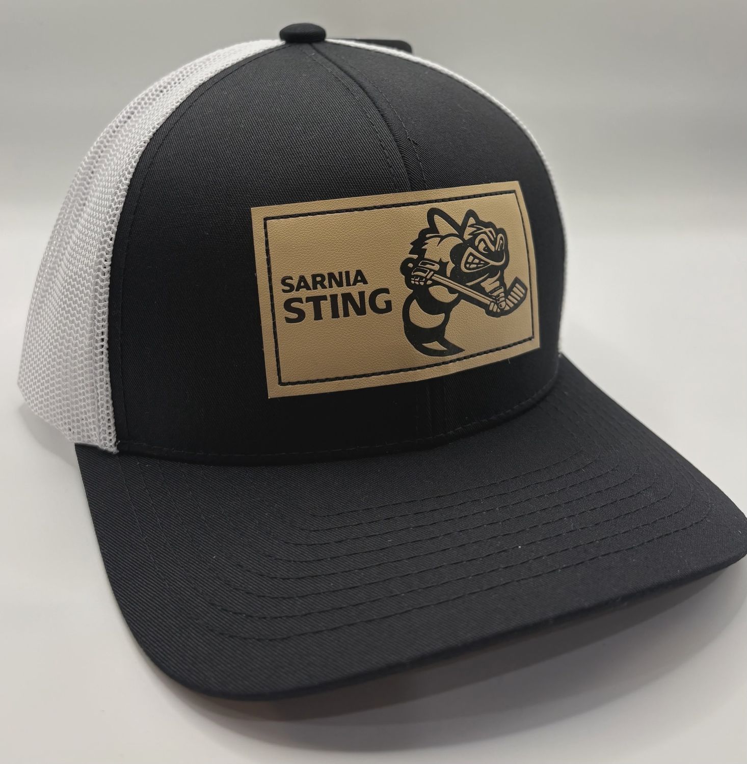 Black with White Trucker Hat