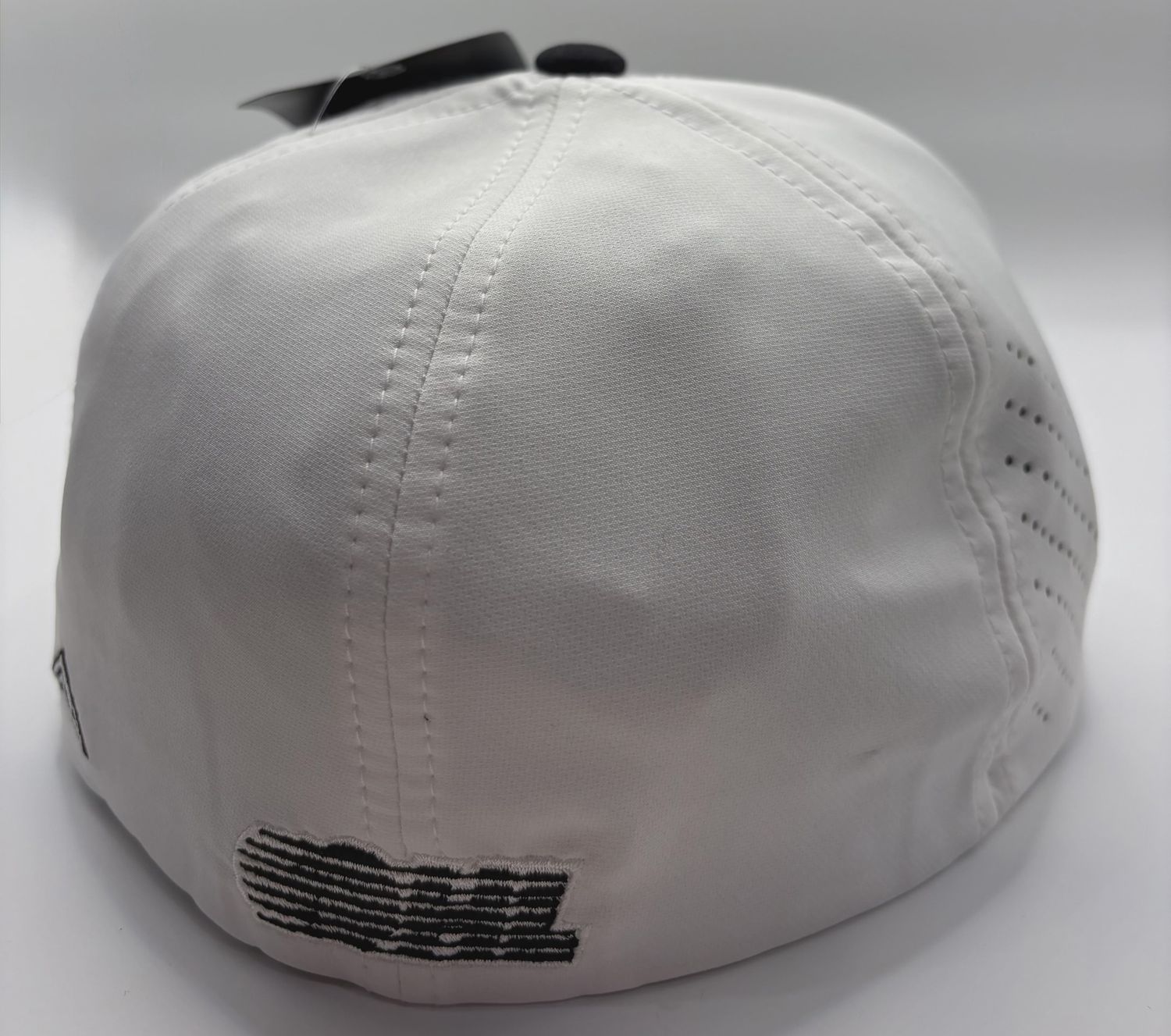 White &amp; Black Fitted Hat