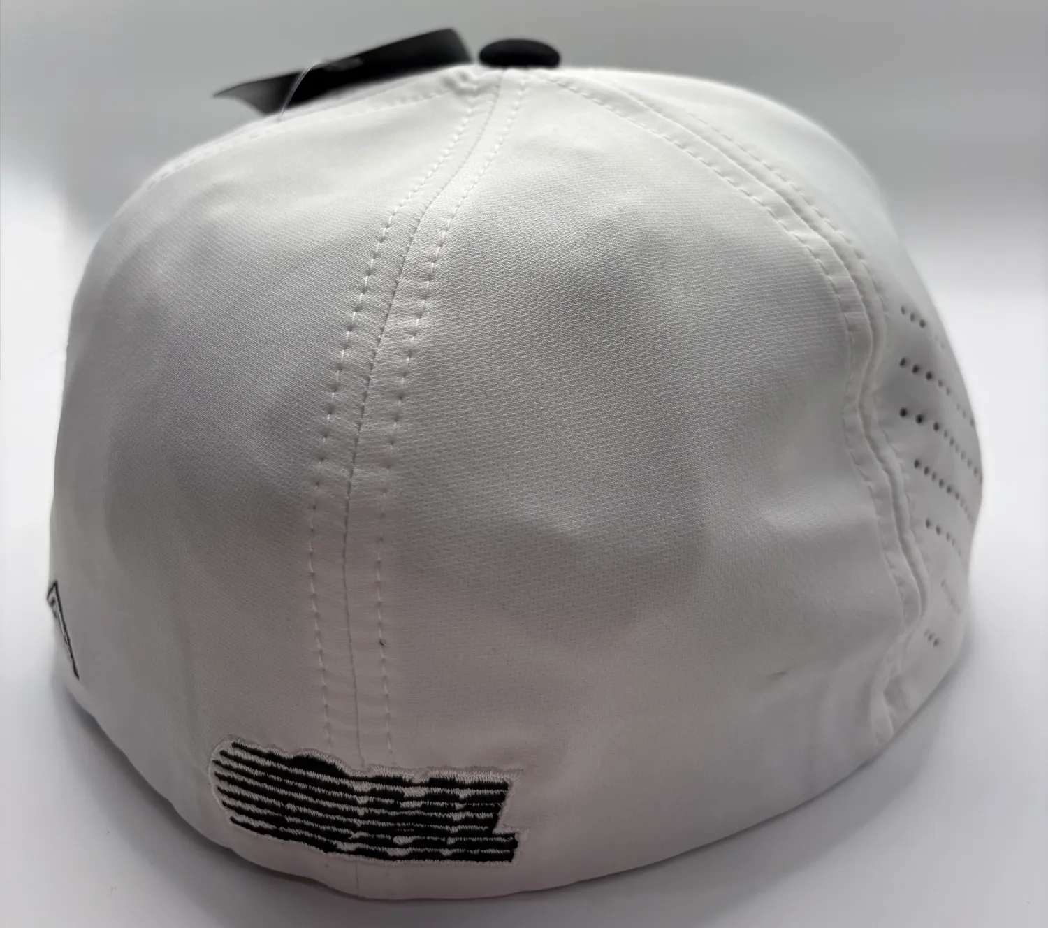 White &amp; Black Fitted Hat