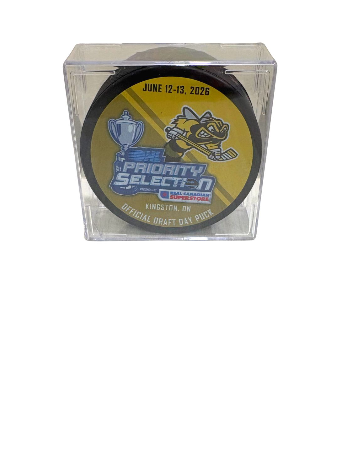 Signed Draft Puck