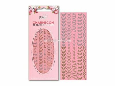 Charmicon 3D Silicone Stickers Lunula MIX  #5 Gold/Silver