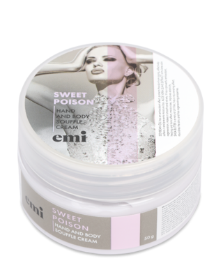 Hand and Body Cream Souffle Sweet Poison, 50 ml.