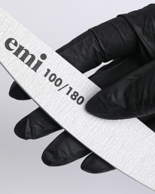 Nail File Zebra Oval 100/180