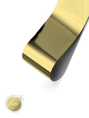Foil glossy White Gold, 1.5 m.