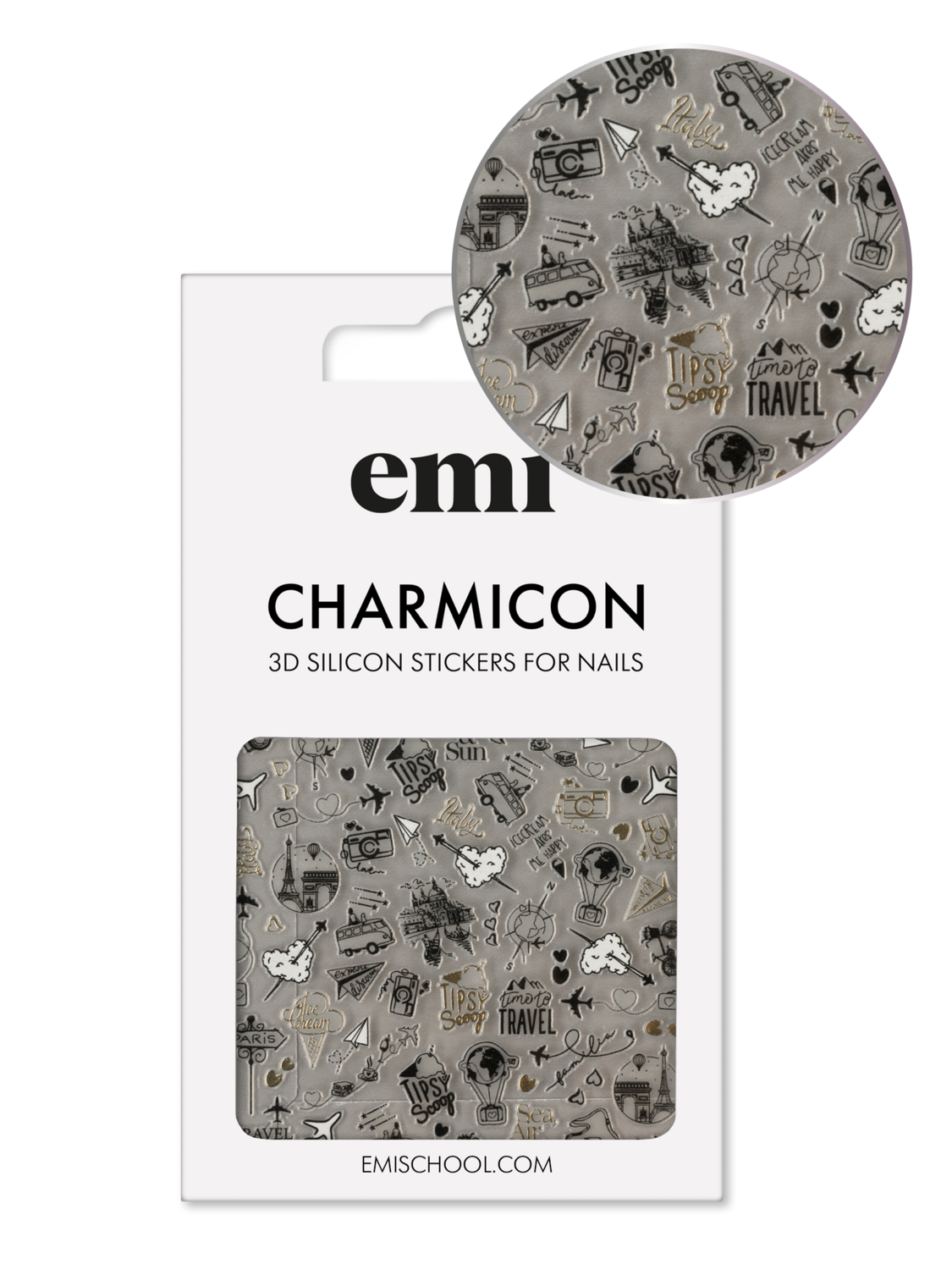 Charmicon 3D Silicone Stickers #232 Journey 1