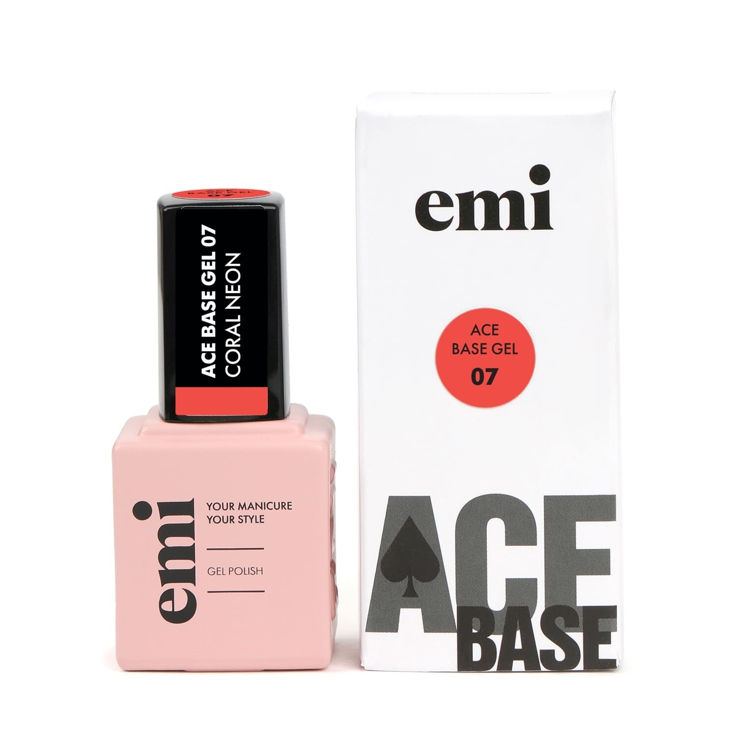 Ace Base #07 Coral Neon, 9 ml.