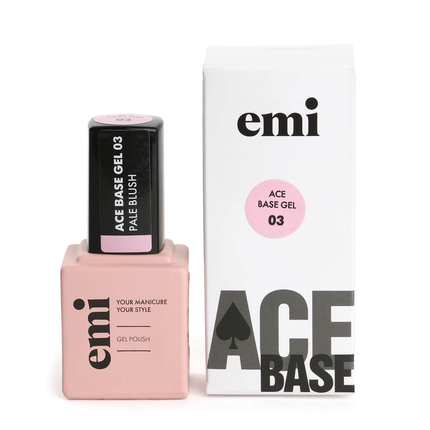 Ace Base #03 Pale Blush, 9 ml.