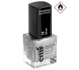 Nail Polish for Stamping #12 Silver, 9 ml.