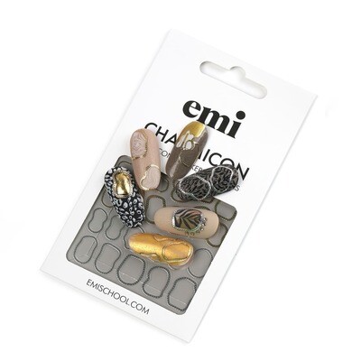 Charmicon 3D Silicone Stickers #241 Abstract chains