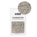 Charmicon 3D Silicone Stickers #238 Gold splotches