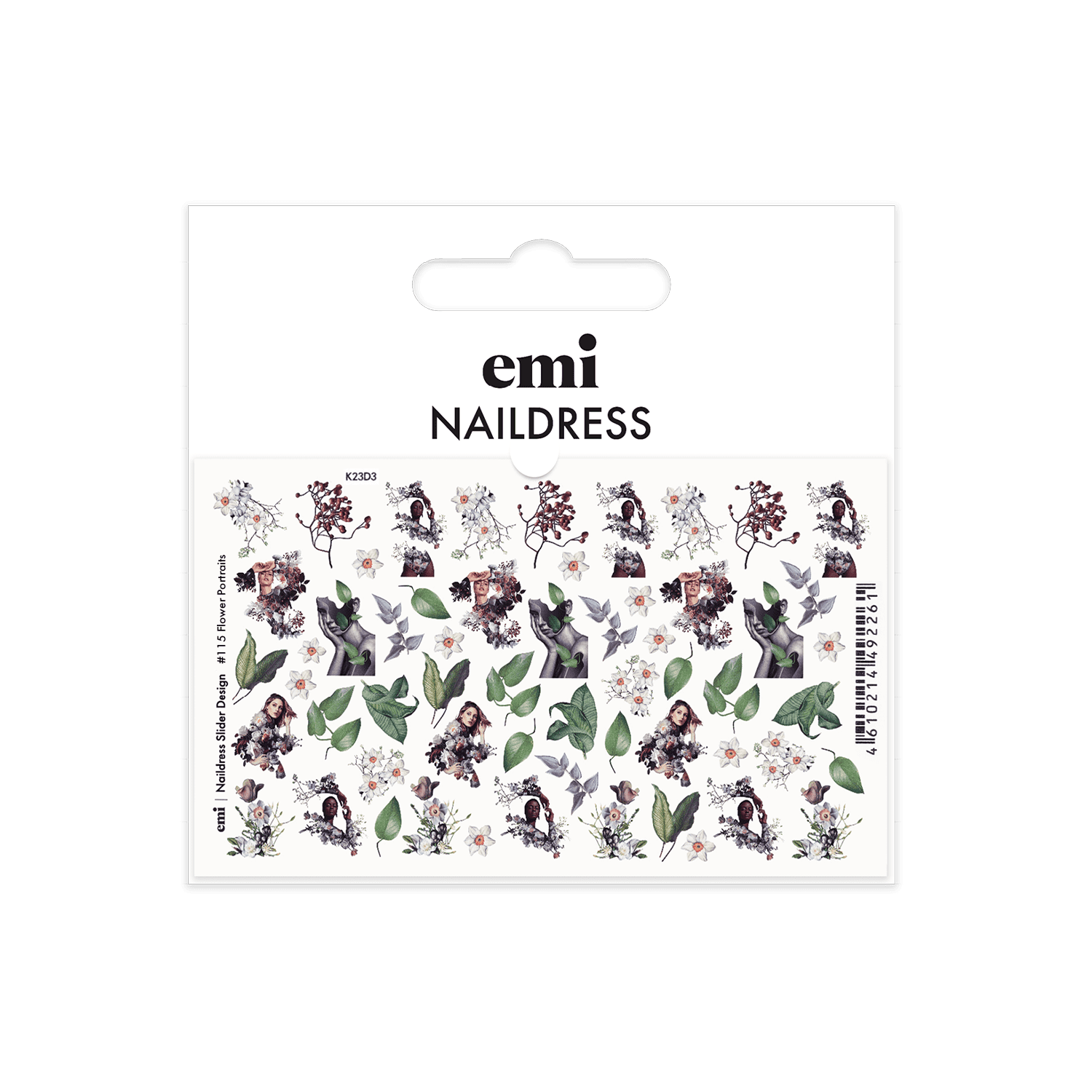 Naildress Slider Design #115 Flower portraits
