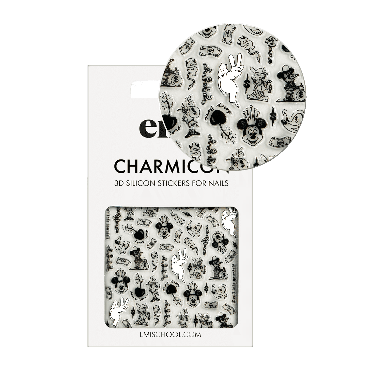 Charmicon 3D Silicone Stickers #247 Сomics
