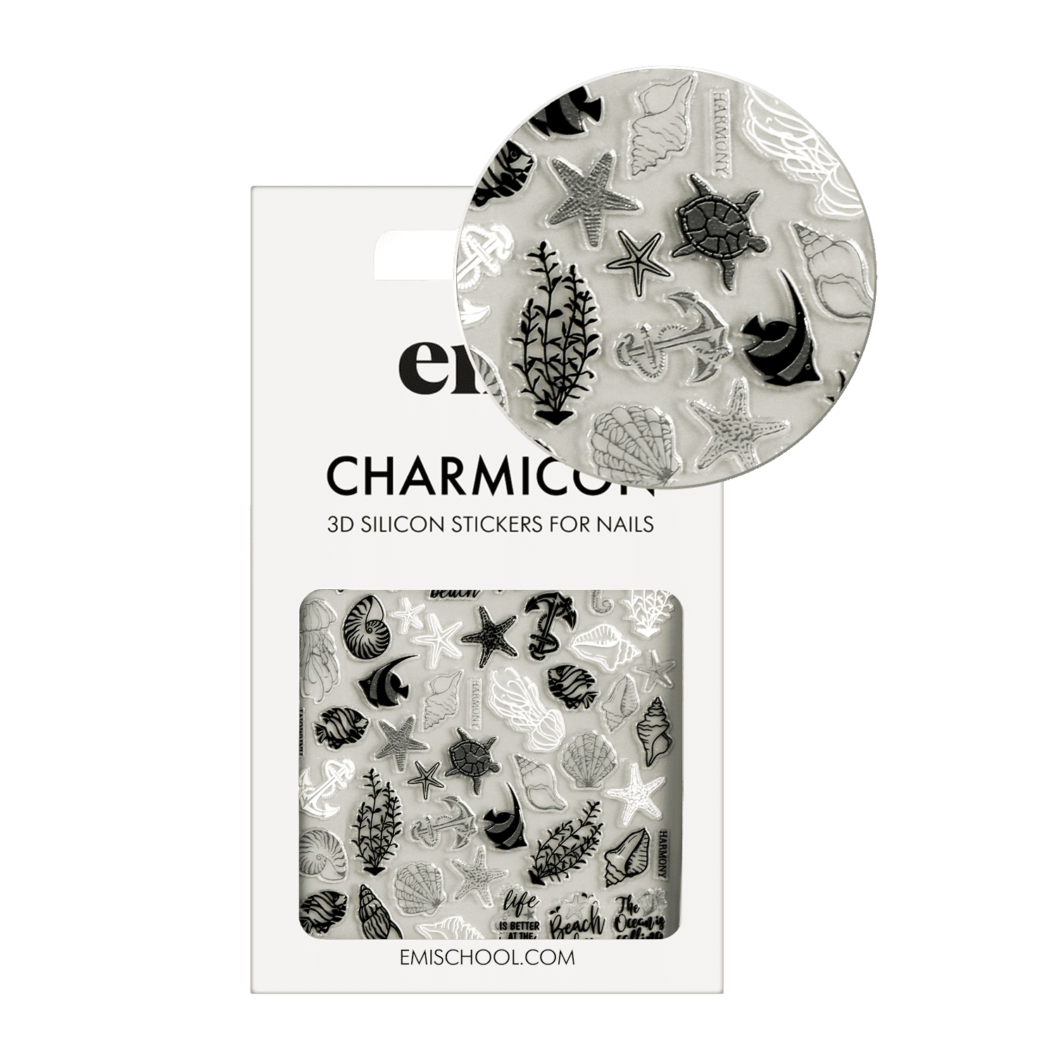 Charmicon 3D Silicone Stickers #250 Reef