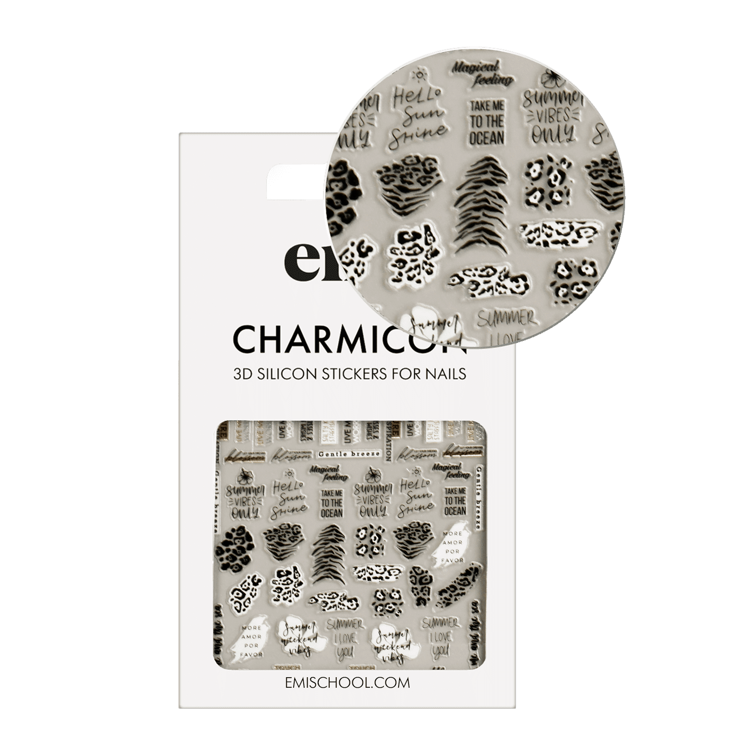 Charmicon 3D Silicone Stickers #252 Savanna
