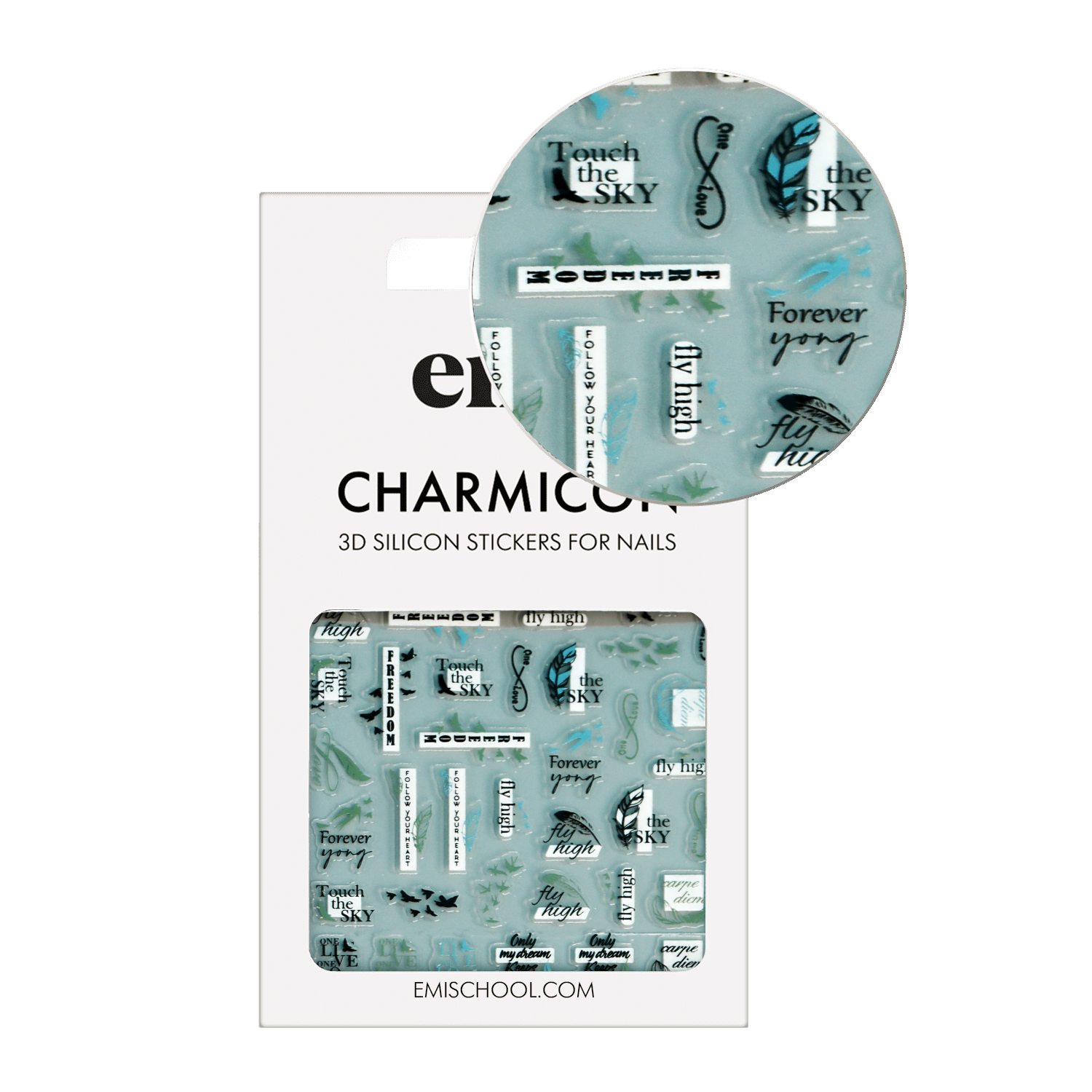 Charmicon 3D Silicone Stickers #253 Fly