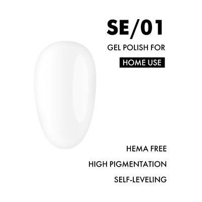 Gel Polish for HOME USE Salon Effect #01, 9 ml.