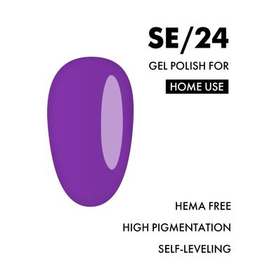 Gel Polish for HOME USE Salon Effect #24, 9 ml.