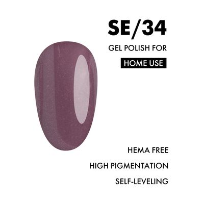 Gel Polish for HOME USE Salon Effect #34, 9 ml.