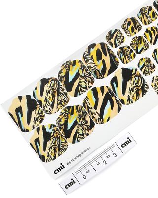 Pedicure nail wraps #6 Hunting season
