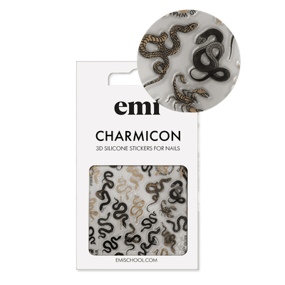 Charmicon 3D Silicone Stickers #259 Snakes