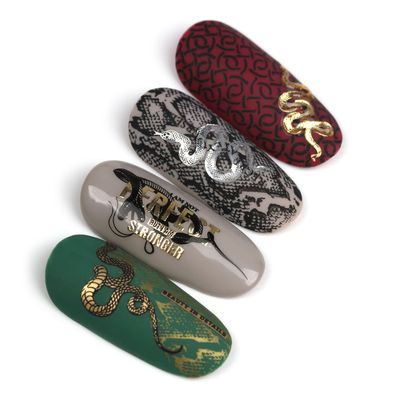 Charmicon 3D Silicone Stickers #259 Snakes