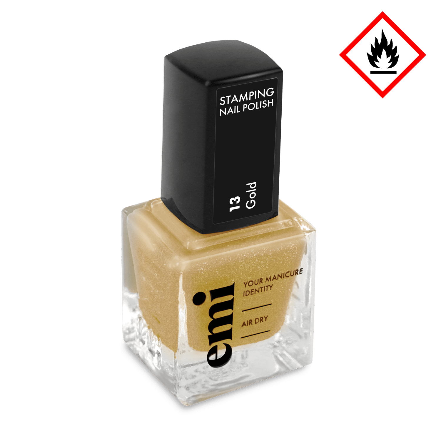 Nail Polish for Stamping #13 Gold, 9 ml.