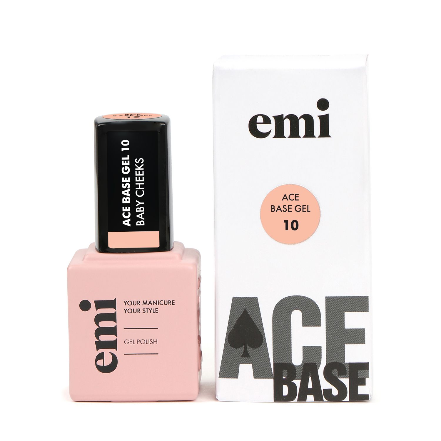 Ace Base Gel #10 Baby Cheeks, 9 ml.