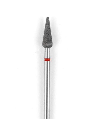 Rounded Cone-shaped Diamond Coated Rotary File, 4 mm, Fine abrasiveness