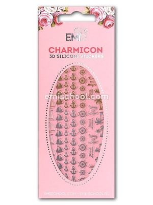 Charmicon 3D Silicone Stickers #49 Cruise Gold/Silver