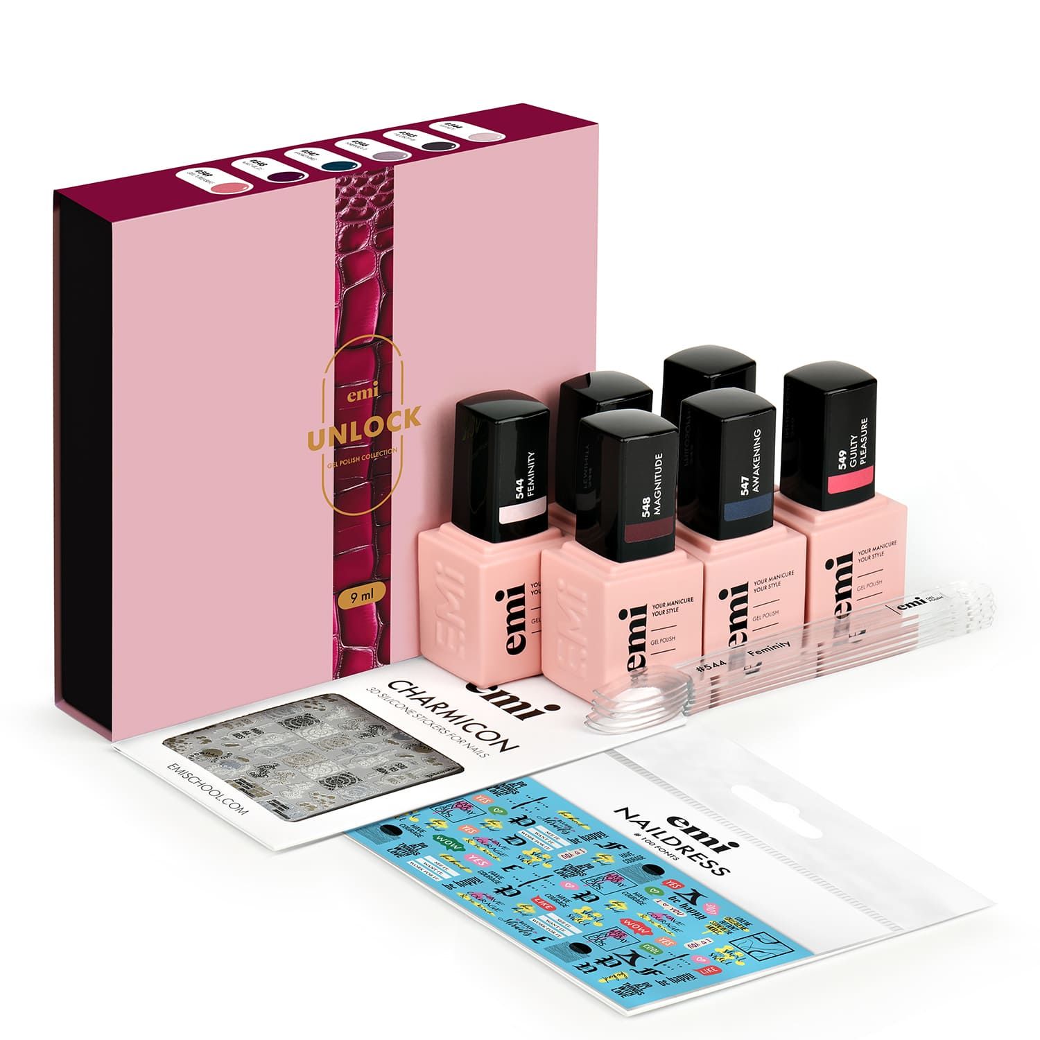 Set E.MiLac Unlock, 9 ml.