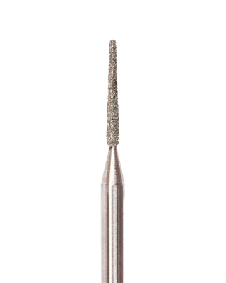 Needle cone-shaped diamond coated rotary file, 1,4 mm, abrasiveness