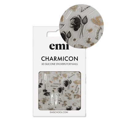 Charmicon 3D Silicone Stickers #257 Blooming Lotus