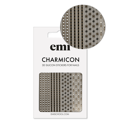 Charmicon 3D Silicone Stickers #236 Fashion chains